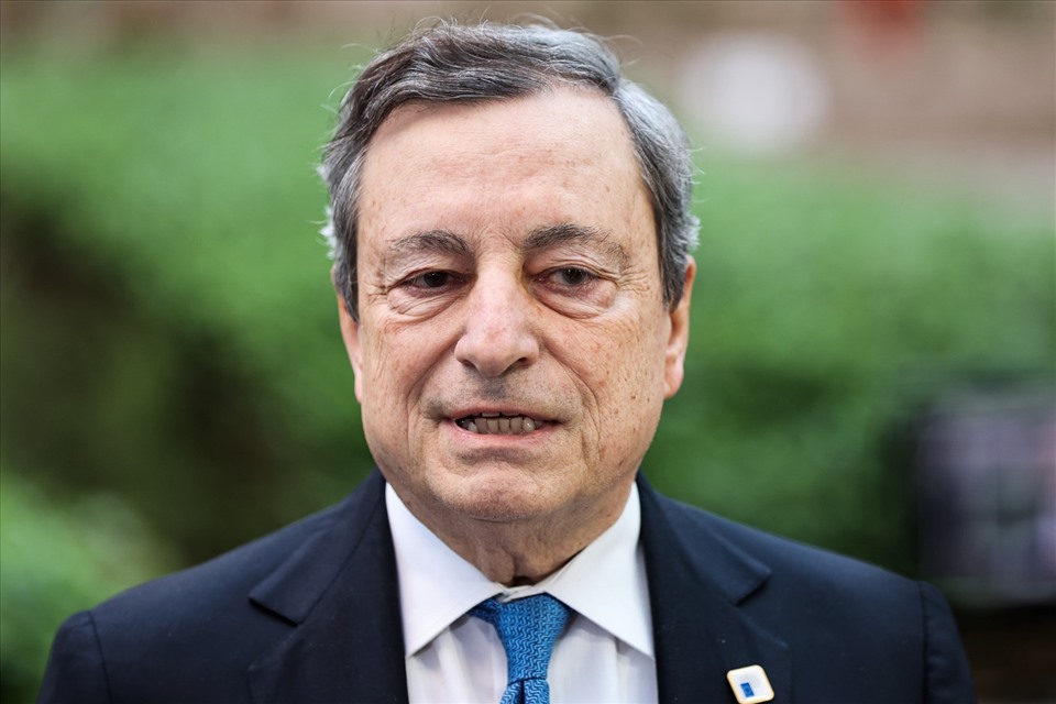Thủ tướng Italia Mario Draghi. Ảnh: AFP