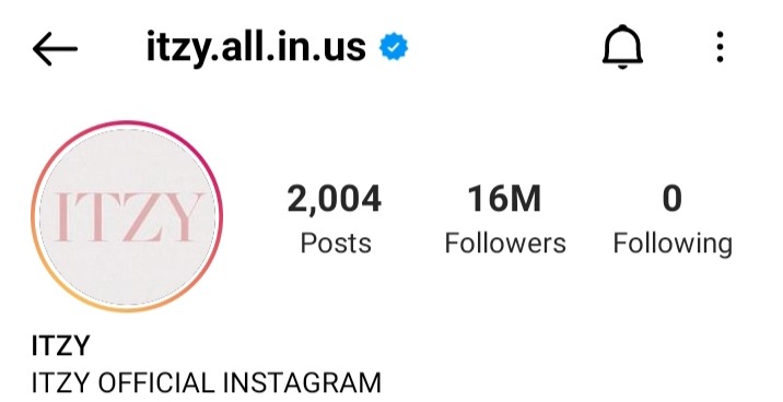 ITZY là nhóm nhạc nữ Kpop có số lượng người theo dõi trên Instagram cao thứ 3. Ảnh chụp mang hình