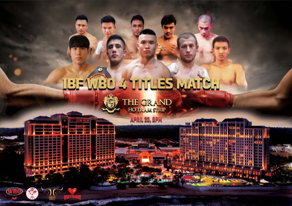 Cocky Buffalo và ông bầu Kim Sang-bum sẽ tổ chức các trận boxing nhà nghề tranh đai IBF và WBO Châu Á hôm 23.4 tới. Ảnh: Cocky Buffalo