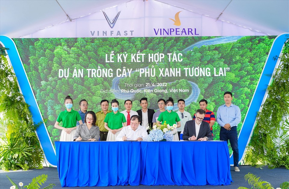 Dự án “Phủ xanh Tương lai” được phối hợp triển khai giữa VinFast, Vinpearl và Vườn Quốc gia Phú Quốc.