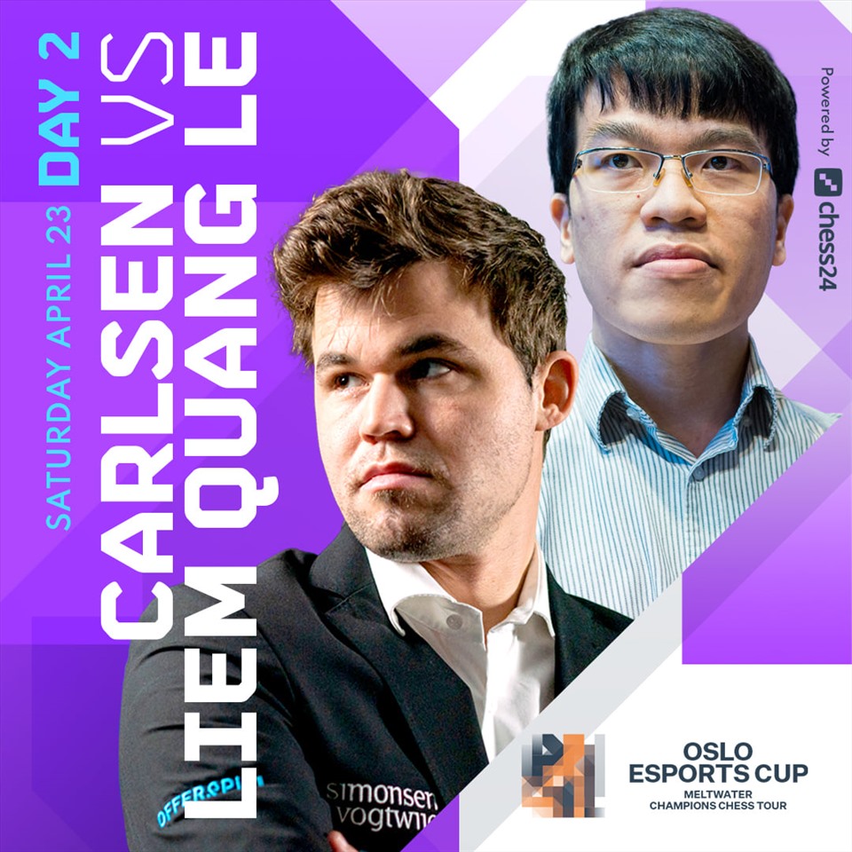 Lê Quang Liêm đả bại Carlsen sau 4 ván đấu nghẹt thở.
