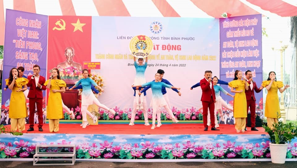 Bình Phước phát động Tháng công nhân 2022.