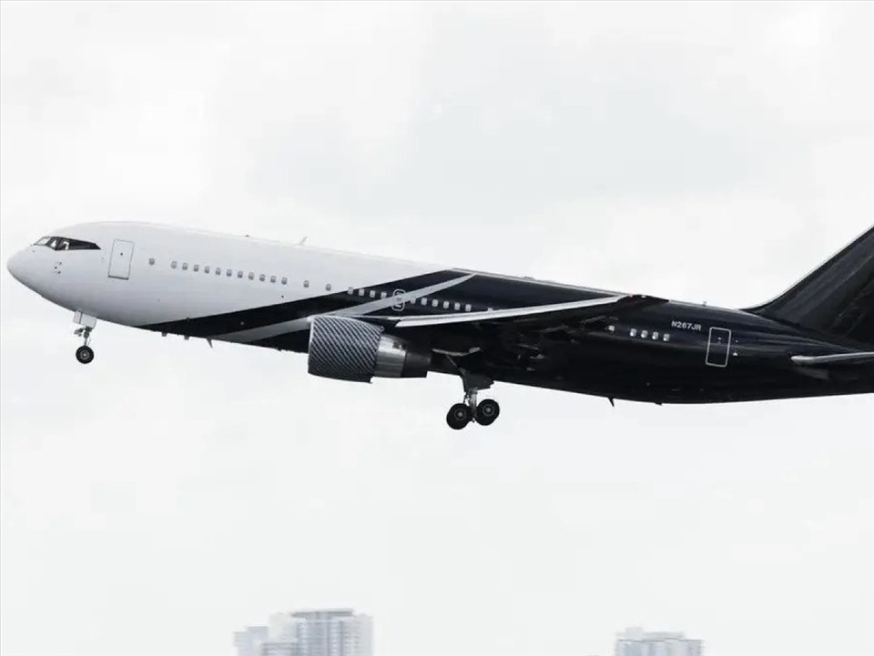 Máy bay tư nhân Boeing 767 đã được tân trang lại của John Ruiz. Ảnh: VIP Completions