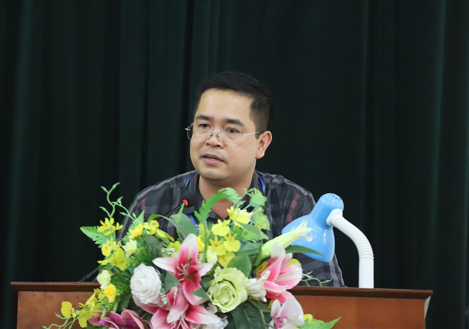 Ông Nguyễn Đăng Thạo thông tin về việc chuẩn bị khai trương tuyến phố đi bộ.