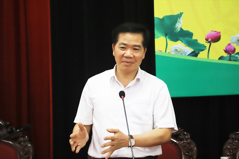 Chủ tịch UBND thị xã Sơn Tây Nguyễn Huy Khánh.
