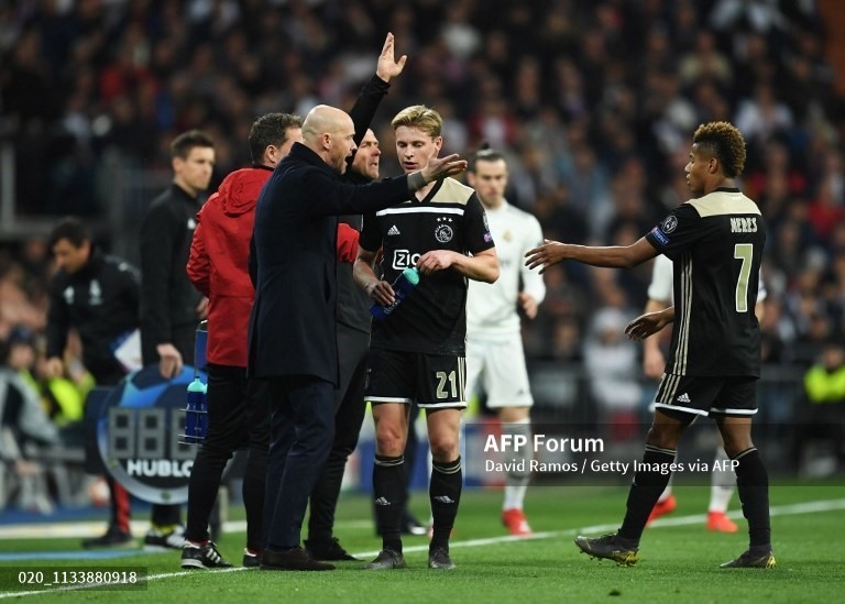 Erik Ten Hag là một người có mối quan hệ rất tốt với cậu học trò cũ. Ảnh: AFP