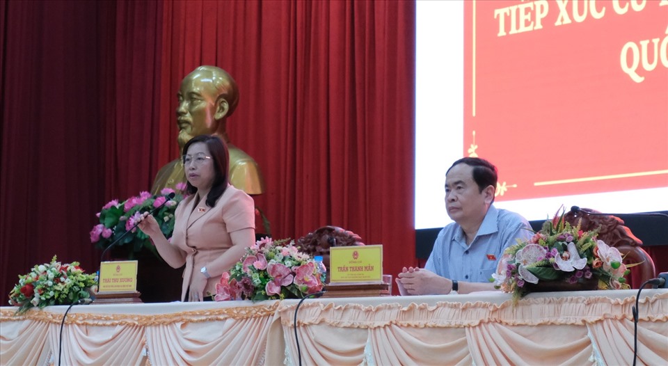 Phó Chủ tịch LĐLĐVN Thái Thu Xương tham dự buổi tiếp