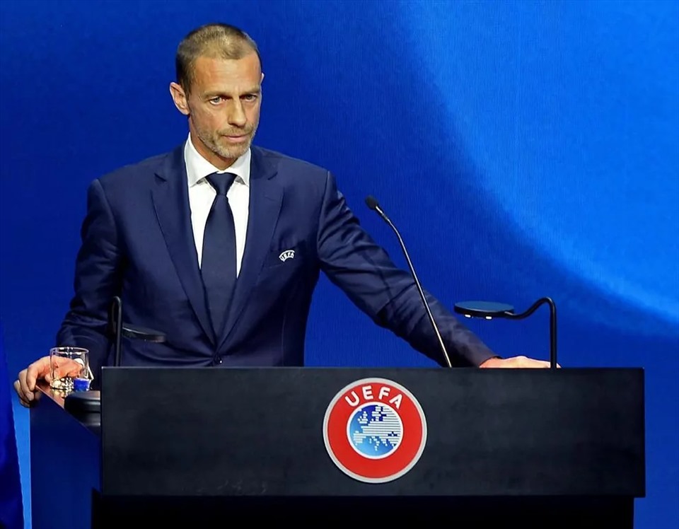 Chủ tịch UEFA, Aleksander Ceferin, muốn Champions League thay đổi trước sự đe dọa từ việc các câu lạc bộ hình thành Super League. Ảnh: Marca