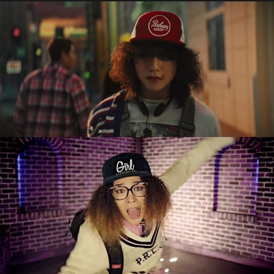 Tạo hình của Sơn Tùng trong ca khúc mới (trên) và G-Dragon trong “Michigo” cũng có nhiều điểm tương đồng. Ảnh: YouTube.
