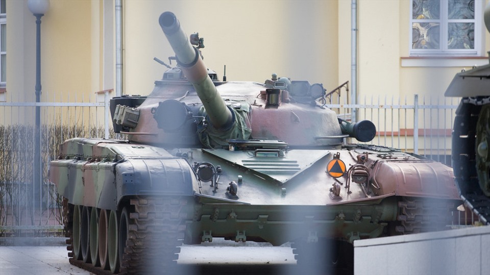 Soviet-era T-72 battle tank at the military museum in Poland.  Photo: Getty