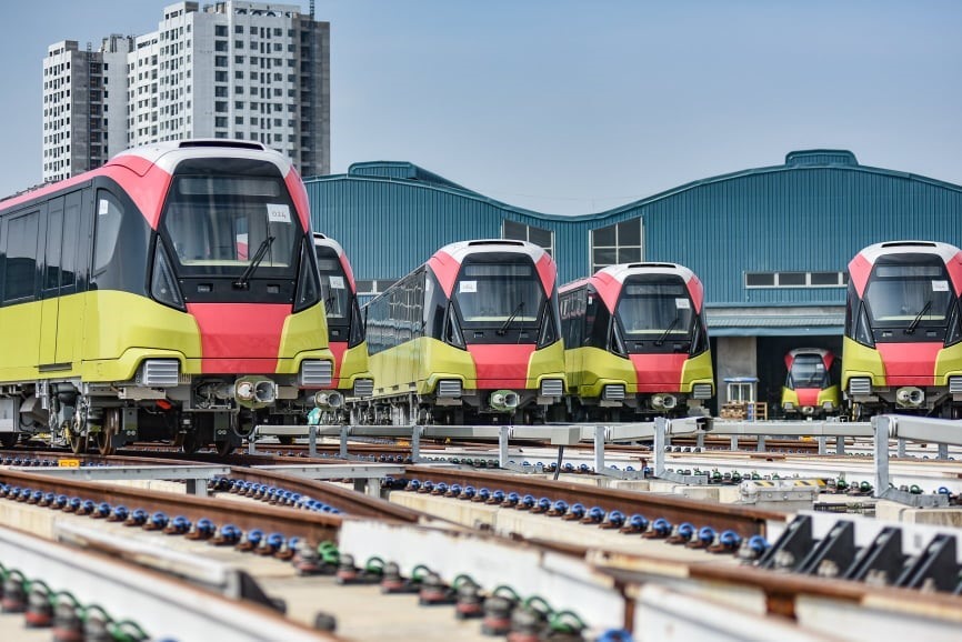 Tuyến đường sắt đô thị số 3 có vai trò là tuyến “lõi” trong kết nối các tuyến đường sắt đô thị. Ảnh: Hải Nguyễn