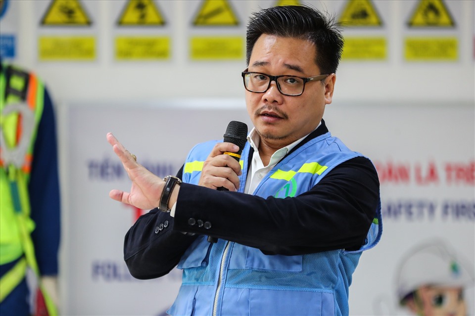Ông Lê Trung Hiếu - Phó Trưởng Ban quản lý dự án đường sắt đô thị Hà Nội.