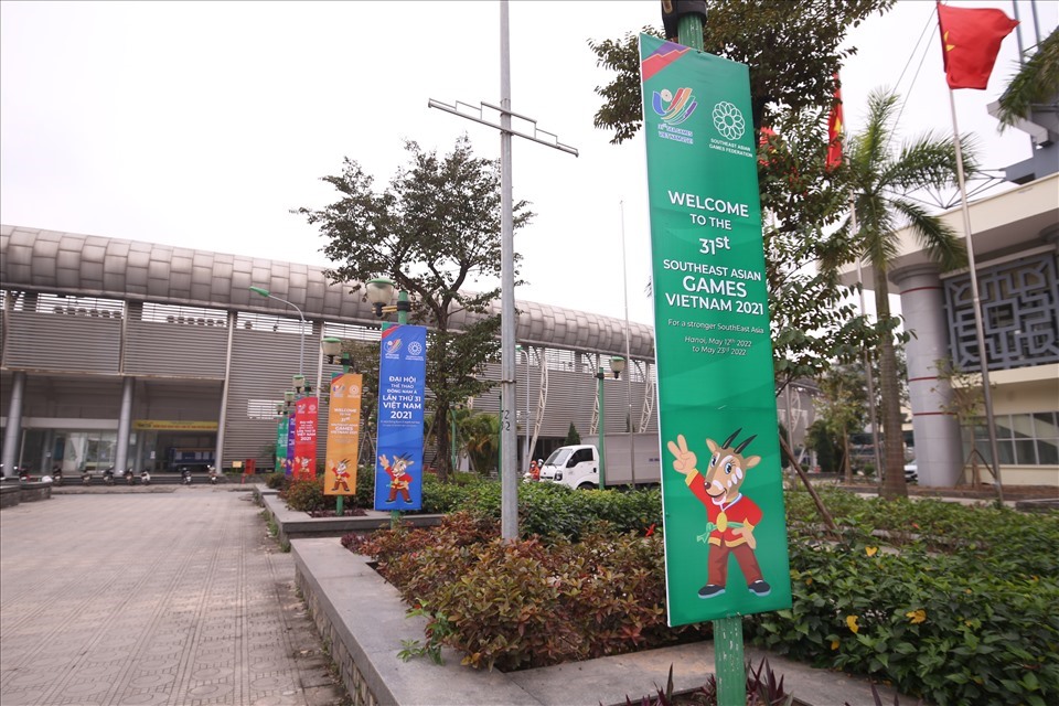 Hà Nội gần như hoàn tất cơ sở vật chất phục vụ SEA Games 31. Ảnh: Minh Anh