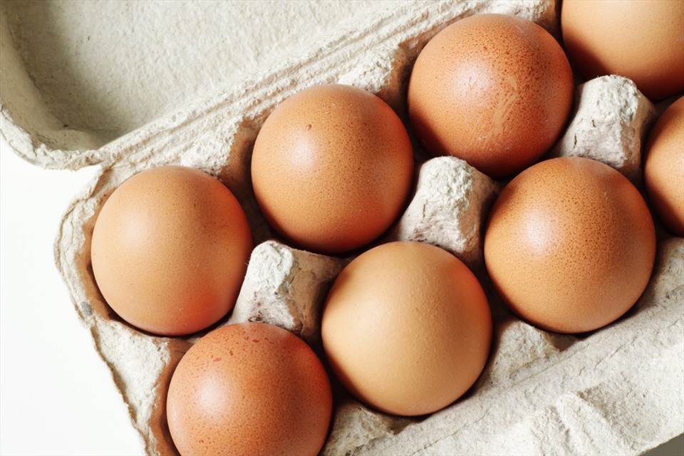 Trứng là thực phẩm có khả năng đốt cháy mỡ bụng nhanh chóng và hiệu quả. Ảnh: Xinhua