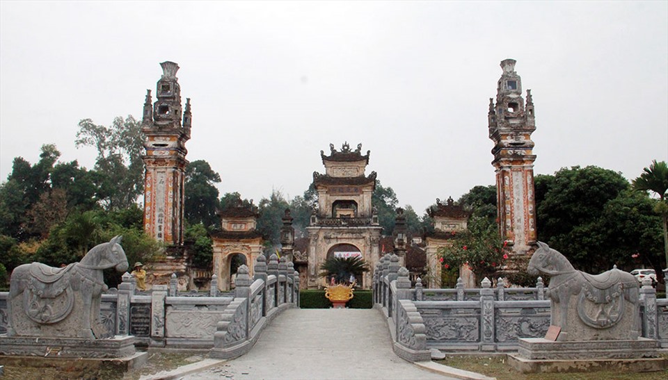 Đền thờ Cương quốc công Nguyễn Xí, di tích lịch sử đặc biệt quốc gia. Ảnh: HĐ