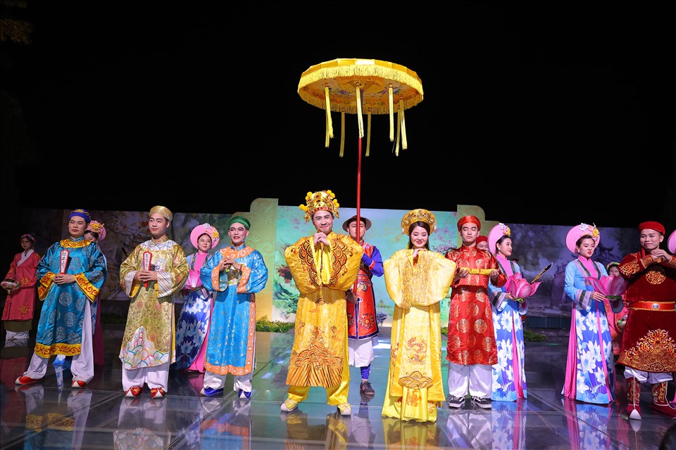 Nhiều nghệ sĩ cùng góp mặt biểu diễn tại Hoàng Thành Thăng Long. Ảnh: BTC
