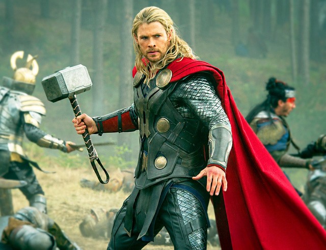 Vai diễn “Thần Sấm Thor” đã làm nên tên tuổi của Chris Hemsworth. Ảnh: Xinhua