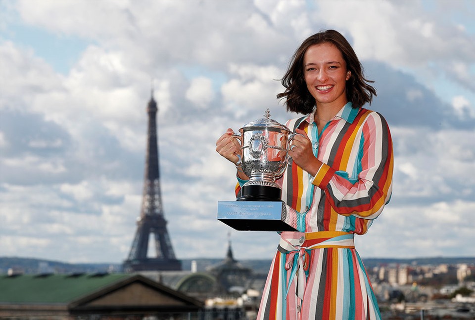 French Open là Grand Slam đầu tiên trong sự nghiệp của tay vợt người Ba Lan. Ảnh: FO