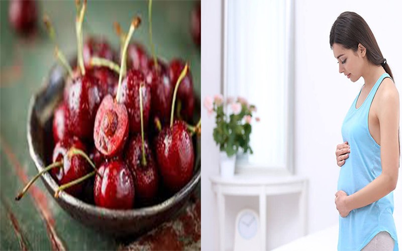 Quả anh đào: Anh đào là nguồn cung cấp vitamin C tuyệt vời cho phụ nữ đang mang thai. Vitamin C cần hỗ trợ điều trị các bệnh như cảm lạnh thông thường và dị ứng. Nó thúc đẩy quá trình vận chuyển máu tới nhau thai và em bé. Đồng thời giúp mẹ có một giấc ngủ ngon.