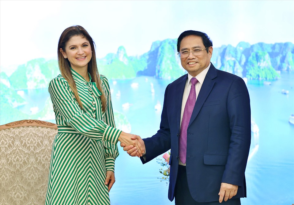 Thủ tướng mong muốn Việt Nam - Panama tập trung vào các lĩnh vực hợp tác về vận tải, hậu cần... Ảnh: Bộ Ngoại giao