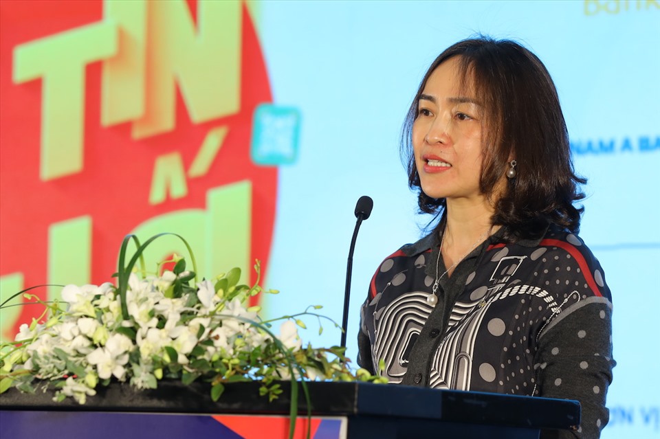 Bà Nguyễn Thị Kim Oanh - Phó Tổng giám đốc Vietcombank