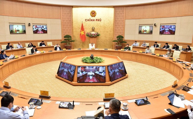 Phó Thủ tướng Lê Văn Thành chủ trì cuộc họp. Ảnh: Đức Tuân