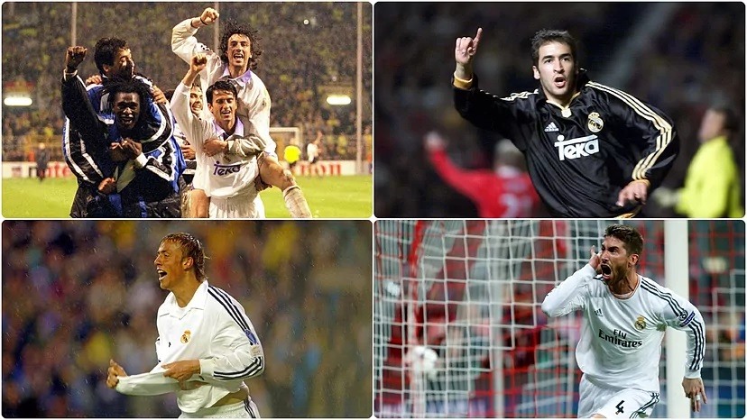 Trong kỷ nguyên Champions League, Real Madrid 4 lần hạ bệ đội đương kim vô địch và sau đó lên ngôi. Ảnh: Marca