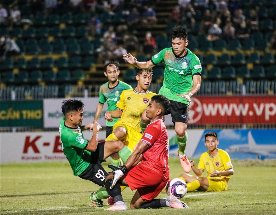 Trận đấu đầu tiên khai mạc Cúp Quốc gia, CLB Cần Thơ FC đã giành chiến thắng trước Đắk Lắk 3 -1. Ảnh: BTC.
