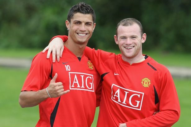 Rooney và Ronaldo rất thân thiết trước đây. Ảnh: Manchester Evening News