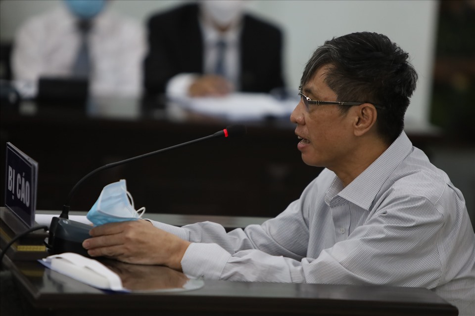 Bị cáo Lê Đức Vinh - cựu Chủ tịch UBND tỉnh Khánh Hòa, tại tòa.