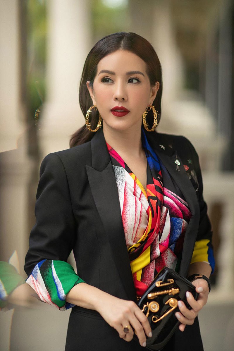 Hoa hậu Thu Hoài vướng nghi vấn mang thai. Ảnh: NVCC