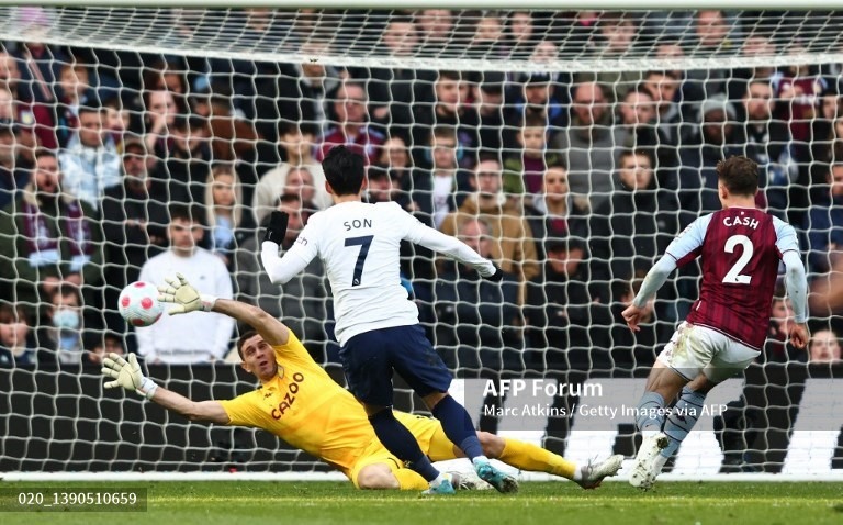 Son Heung-Min mở tỷ số ngay từ phút thứ 3 của trận đấu. Ảnh: AFP