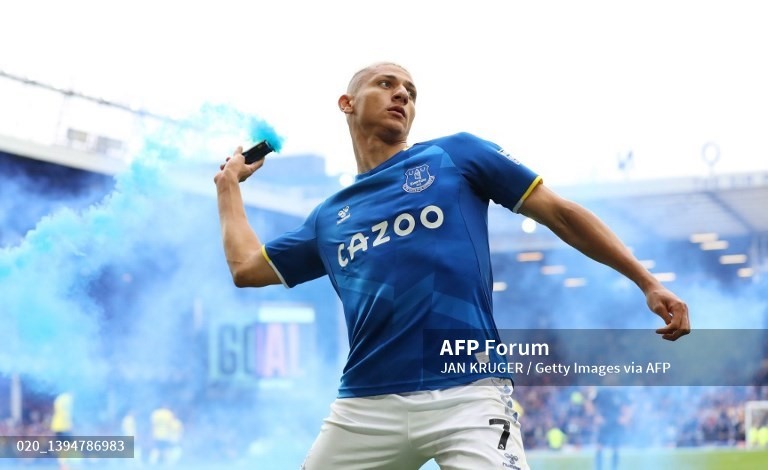 Richarlison có một bàn thắng đầy cảm xúc. Ảnh: AFP