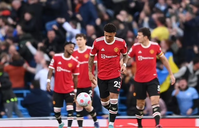 Các cầu thủ Man United chuẩn bị kết thúc một mùa giải thất vọng. Ảnh: AFP