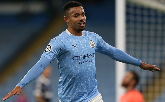 Sự xuất hiện của Erling Haaland sẽ khiến Gabriel Jesus không còn được trọng dụng tại Man City. Ảnh: AFP