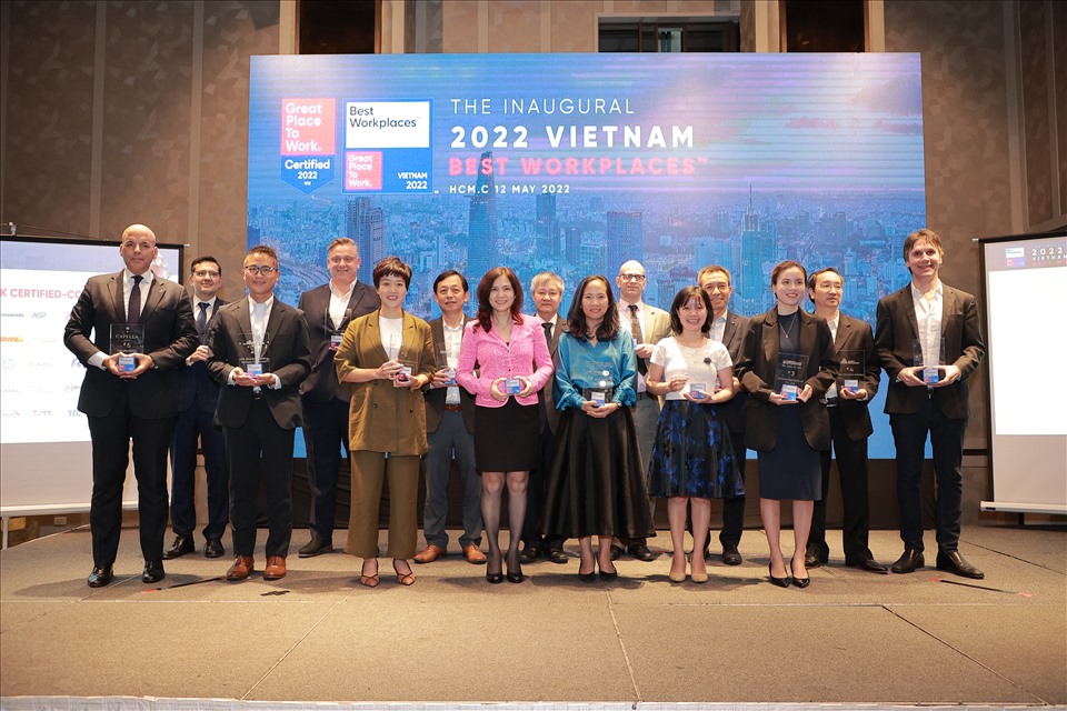 15 doanh nghiệp được chọn là nơi làm việc tốt nhất Việt Nam. Ảnh: NL