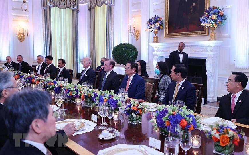 Trong chuyến công du Mỹ, Thủ tướng Phạm Minh Chính đồng thời thăm, làm việc tại Mỹ và Liên Hợp Quốc từ ngày 11-17.5. Ảnh: TTXVN