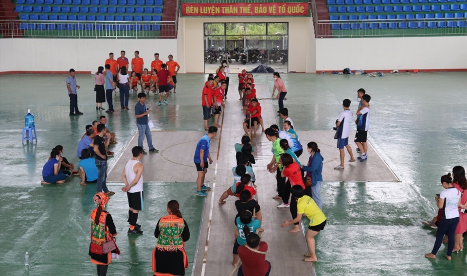 Một số hình ảnh giao lưu thể thao dịp Tháng Công nhân năm 2022 của LĐLĐ tỉnh Lai Châu.