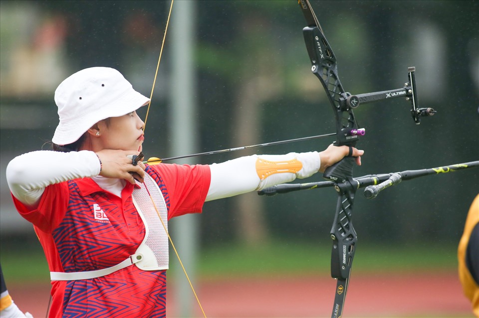 Ánh Nguyệt cũng là vận động viên nữ duy nhất của Việt Nam tham dự môn bắn cung tại Olympic Tokyo 2021.