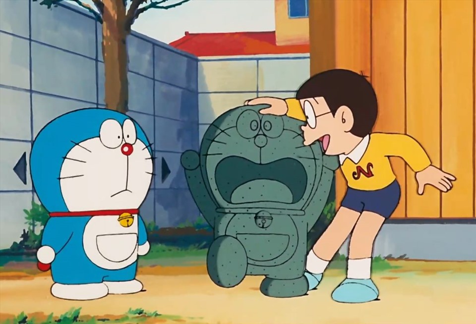 Đôi bạn thân Doraemon và Nobita sẽ tái ngộ với khán giả nhí trong tháng 5 này. Ảnh: Xinhua