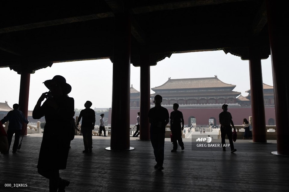 In 1925, the Forbidden City became a tourist destination when it opened to visitors.  Every year, millions of domestic and international people visit this project.  (Photo: AFP)