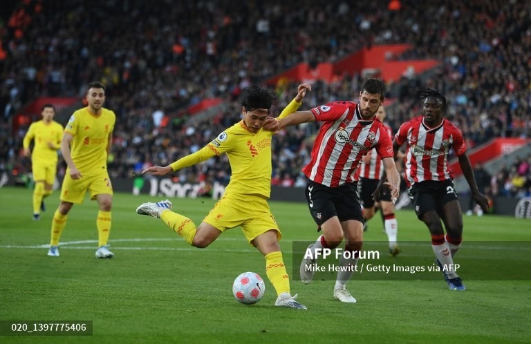 Liverpool cũng rất nhanh chóng có bàn quân bình tỉ số. Ảnh: AFP