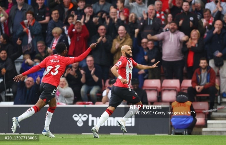 Southampton sớm ghi bàn mở tỉ số. Ảnh: AFP