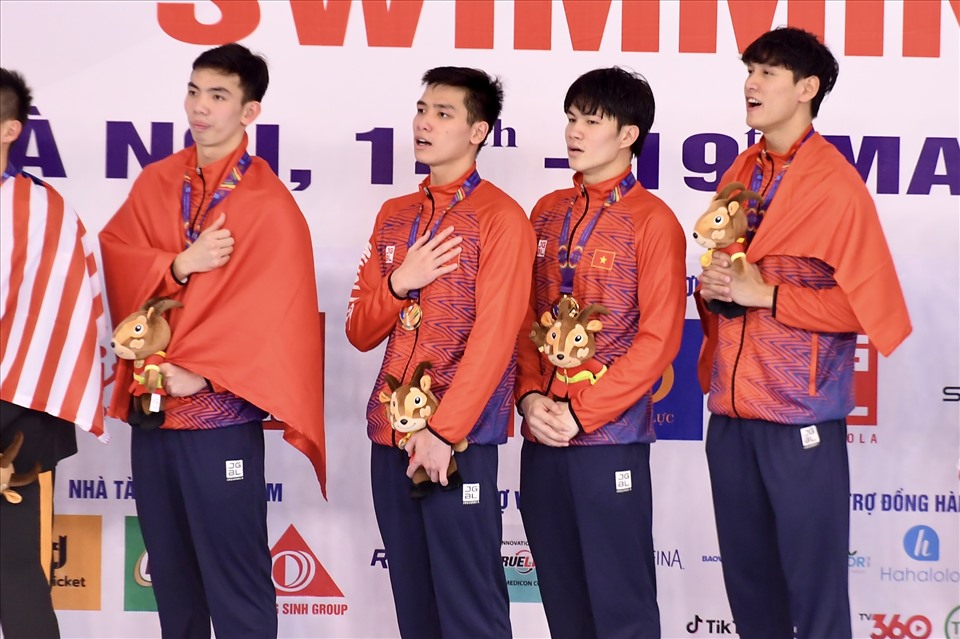 Đội tuyển bơi Việt Nam còn cơ hội tăng thêm số huy chương vàng. Ảnh: Minh Hiếu