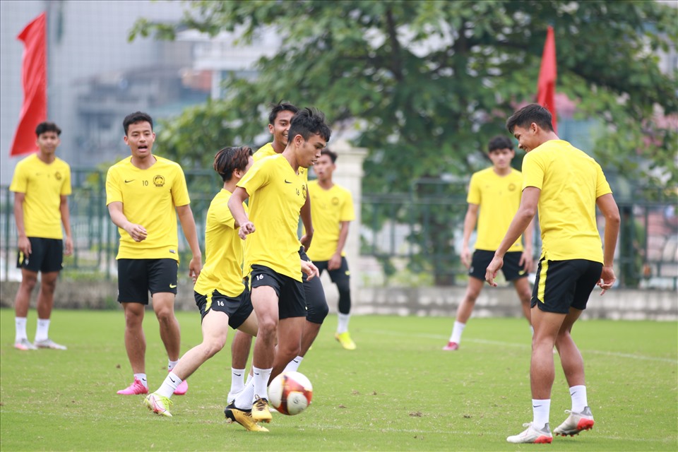 U23 Malaysia đã sẵn sàng đối đầu U23 Việt Nam. Ảnh: M.Đ