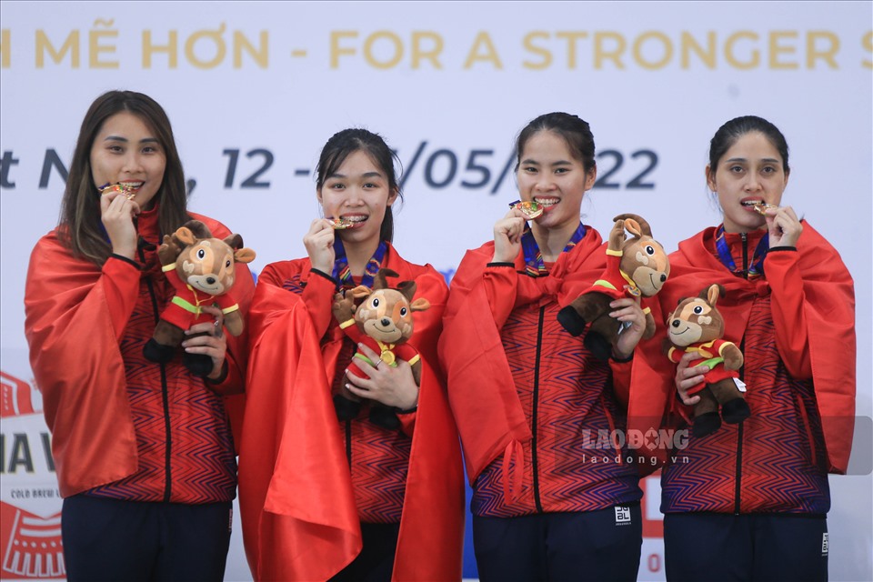 Đây là tấm huy chương vàng thứ 5 của đấu kiếm Việt Nam tại  SEA Games 31.