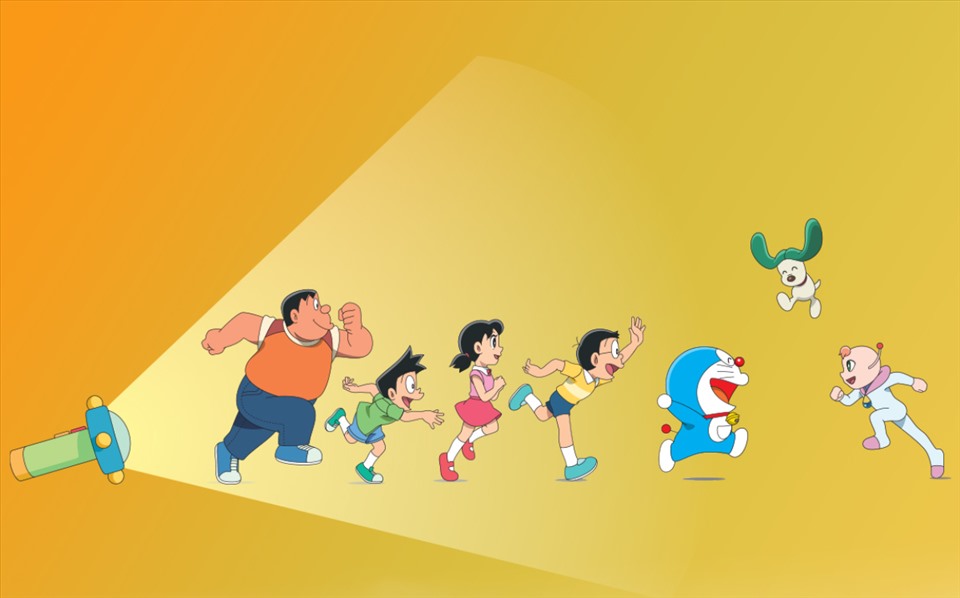 Đèn pin thu nhỏ gây ấn tượng trong “Doraemon: Nobita và cuộc chiến vũ trụ tí hon 2021“. Ảnh: CGV.