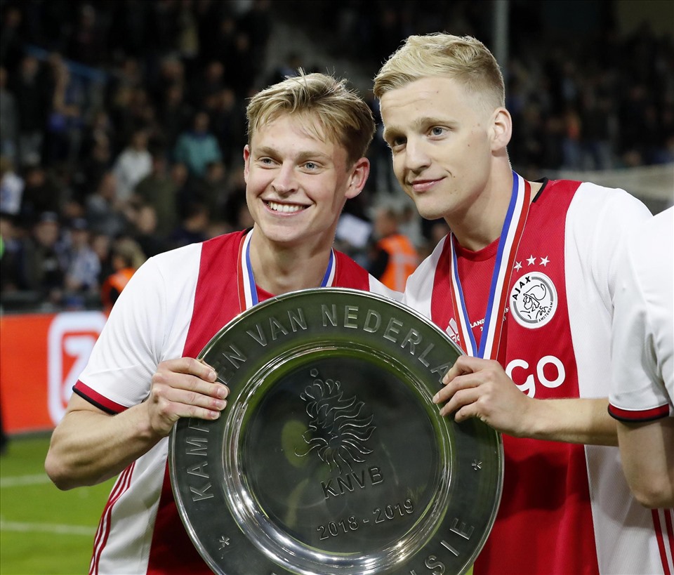 Cặp đôi tài năng ngày nào của Ajax. Ảnh: AFP
