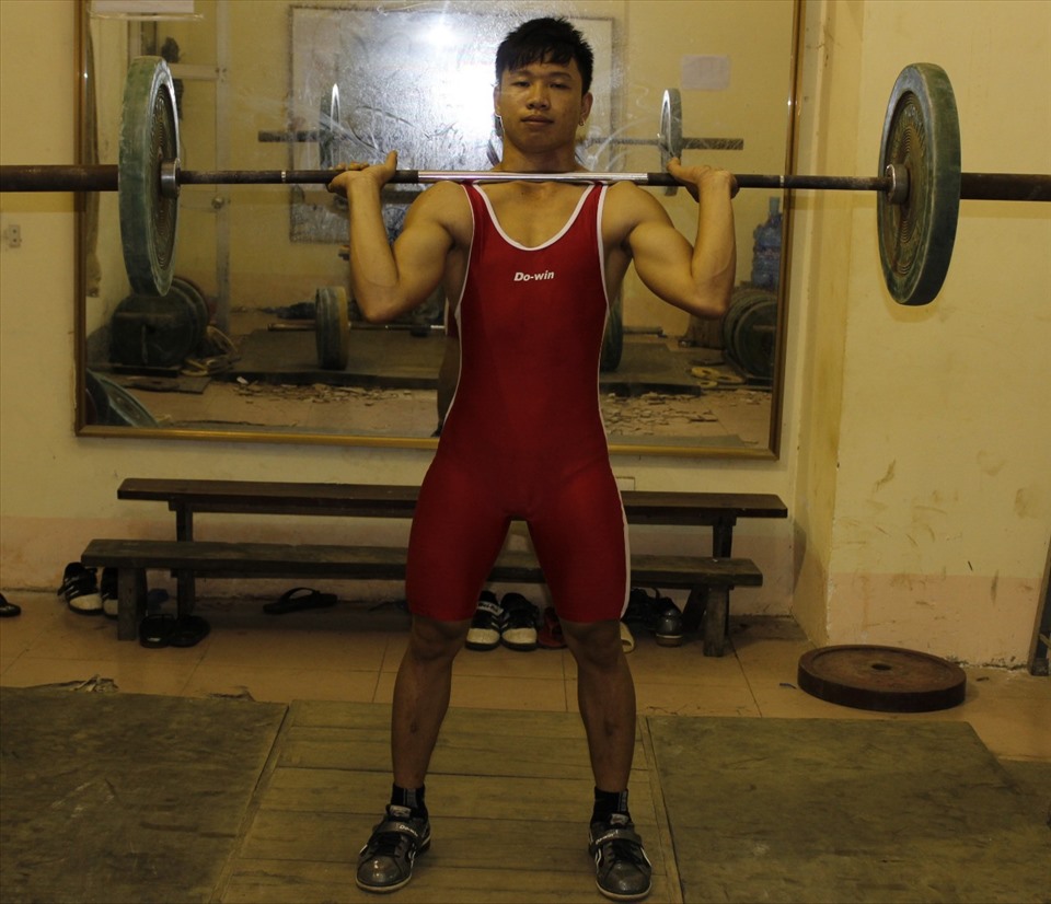 Để có được suất tham dự SEA Games 31, Đinh Xuân Hoàng đã trải qua những ngày tháng khổ luyện. Ảnh: NT