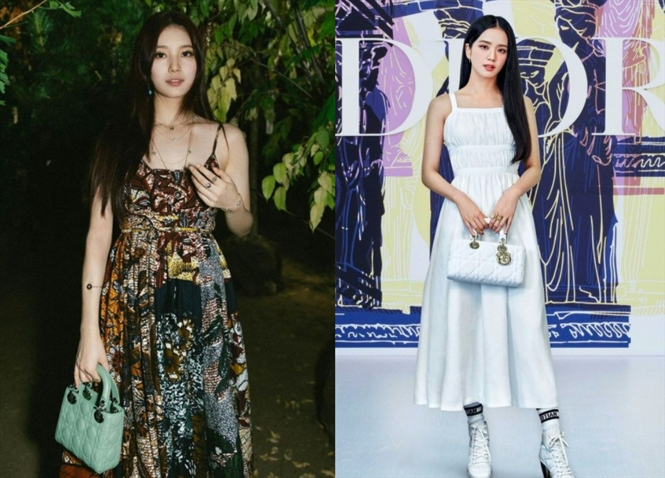 Sự khác biệt về phong cách thời trang của 2 đại sứ nhà Dior. Ảnh: TH